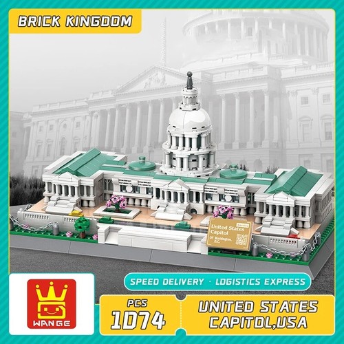 Wange Bloque de Construcción Juguetes Arquitectura Mundial Ladrillos Modelo para Adultos o Niños - Imagen 420 de 872