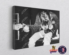 Build Chords Kurt Cobain Music Poster Canvas Print Art