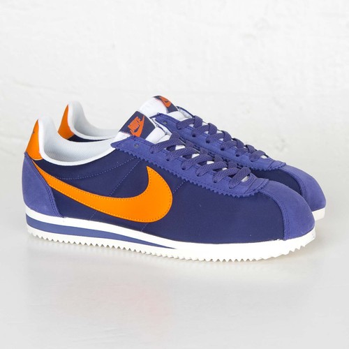 Nike Classic Cortez Nylon OG 2015 - blu mandarino - taglia UK 10 (EU 45) US 11 - Foto 12 di 22