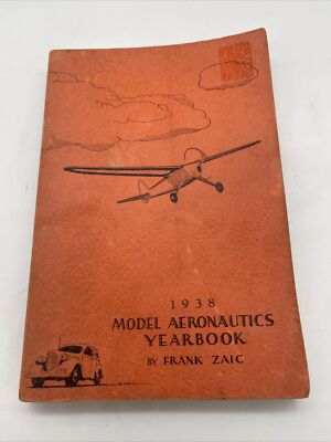 Vintage 1938 Model Aeronautic Year Book Frank Zaic R/C Models