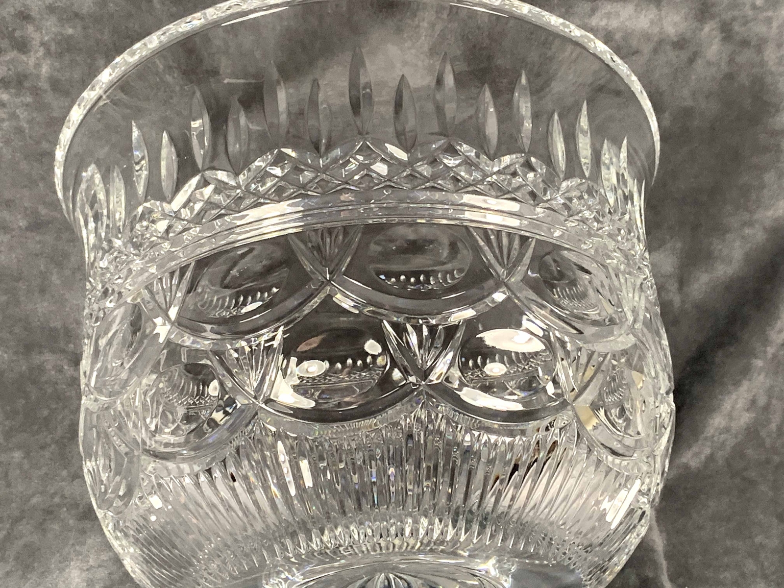 Waterford Lismore 60th Anniversary Large 10" Crystal Trifle Bowl Artist Signed eBay