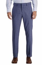 Perry Ellis Portfolio Mens Plaid Slim Fit Dress Pants Trousers 5SB0038 NEW SALE!