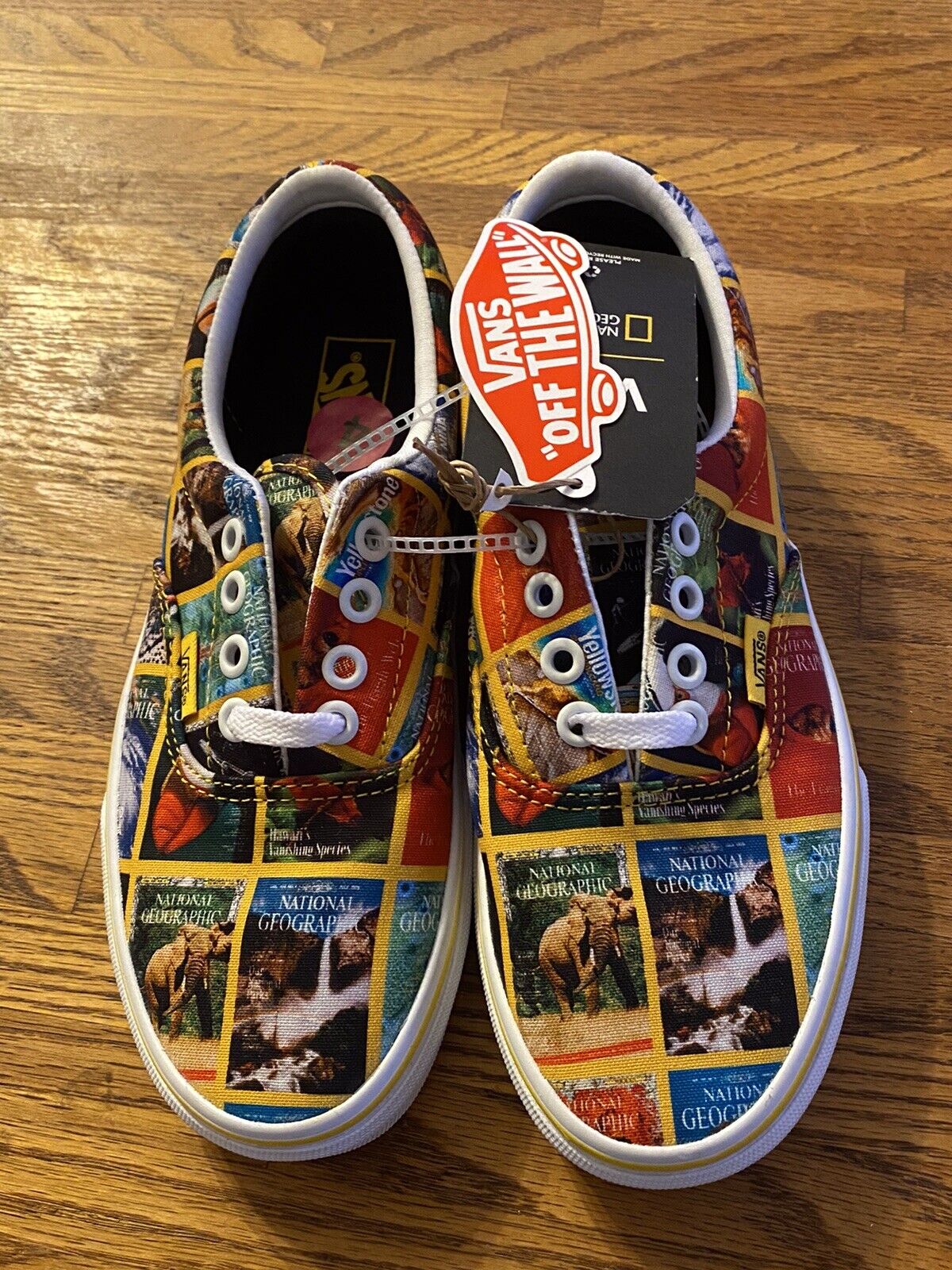VANS LIMITED EDITION NATIONAL GEOGRAPHIC SHOES **NO BOX**