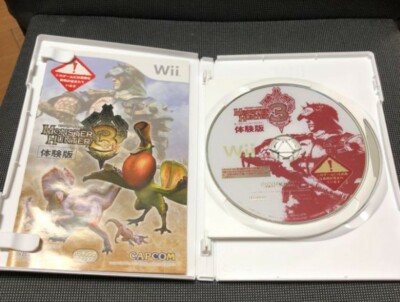 Nintendo Wii MONSTER HUNTER G Starter Pack JPN Ver Box, manual