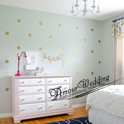 What Size are the Gold Polka Dot Stickers for Walls: Perfect Dimensions Revealed