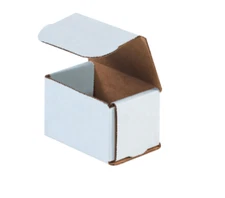 1-800 CHOOSE QUANTITY 3x2x2 Corrugated White Mailers Packing Boxes 3" x 2" x 2"