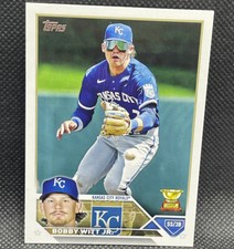 2023 Topps Series 1 Bobby Witt Jr. All-Star Rookie Gold Cup KC Royals Base Set.