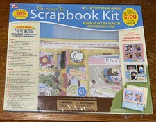 WT The Complete Scrapbook Kit 12x12 Post Bound Album Embellishments 880 NEW