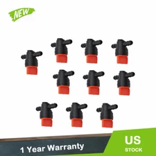 10PC 1/4" Straight In-Line Gas Fuel Shut-off / Cut-off Valves Petcock