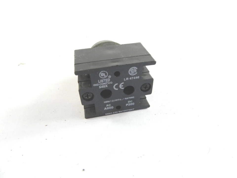 Lot (5) Various Industrial Switches GE Inch AB Pull Push Stop VTG Pot, CC no con - Image 3 of 4