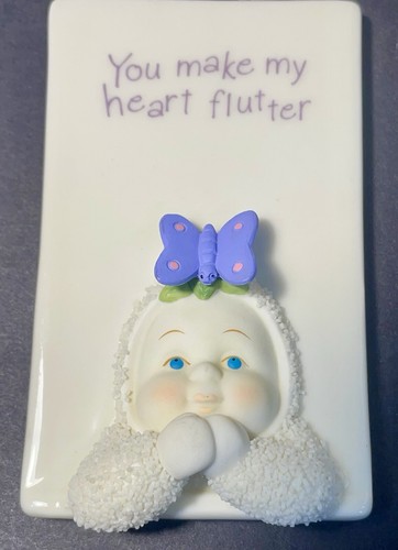 Dept. 56 Snowbunnies You Make My Heart Flutter Butterfly Spring Hanging Ornament - Picture 2 of 12