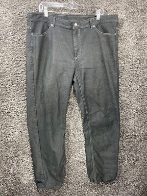 McDonald's Work Wear Pants Men's 38R Black Cotton Casual Mid Rise Straight Leg