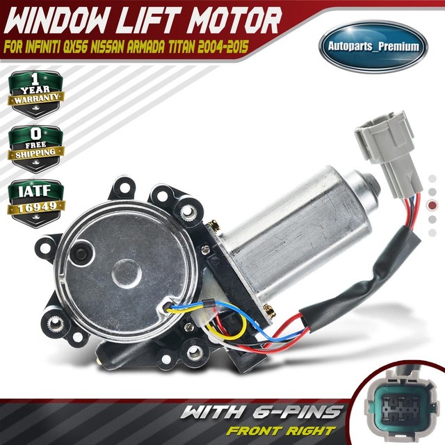 Window Lift Motor for Nissan Armada Titan 2004-2015 QX56 Front Right