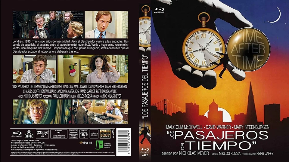 LOS PASAJEROS DEL TIEMPO - BLURAY NUEVO SIN ABRIR - ENVÍO GRATUITO - Imagen 2 de 2