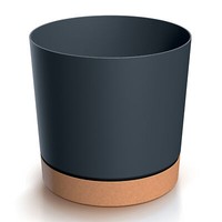 Prosperplast Blumentopf BlumenküBel Aus Kunststoff Tubo 23,9 Cm Anthrazit