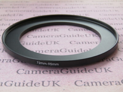 72 mm auf 95 mm Stecker-Buchse Stepping Step Up Filter Ring Adapter