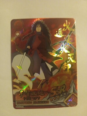 Naruto Shippuden Madara Uchiha Super Super Rare Holo Foil | eBay