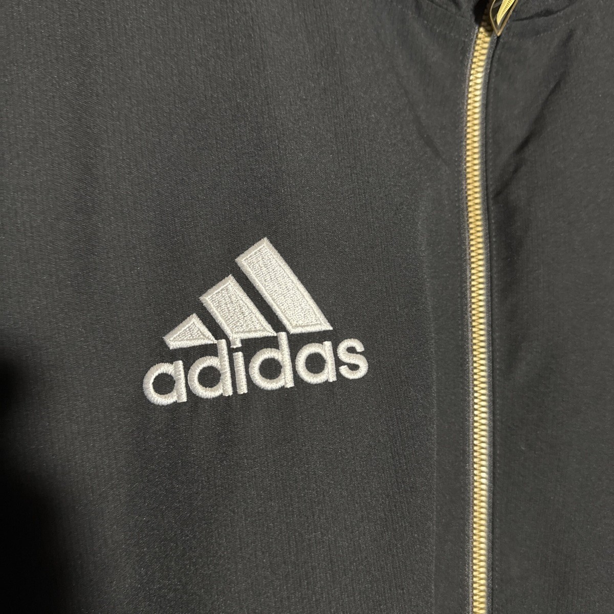 Adidas All Blacks Full Zip Jacket Size Large UK 44/46 Black