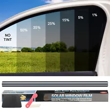 20" x 10FT/20FT Uncut Auto Glass Tinting Film Roll 5-50% VLT Auto Home Office