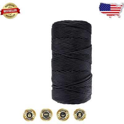 500 Feet of Durable 100% Nylon Tarred Twine - Ideal for Outdoor & Craft Use
