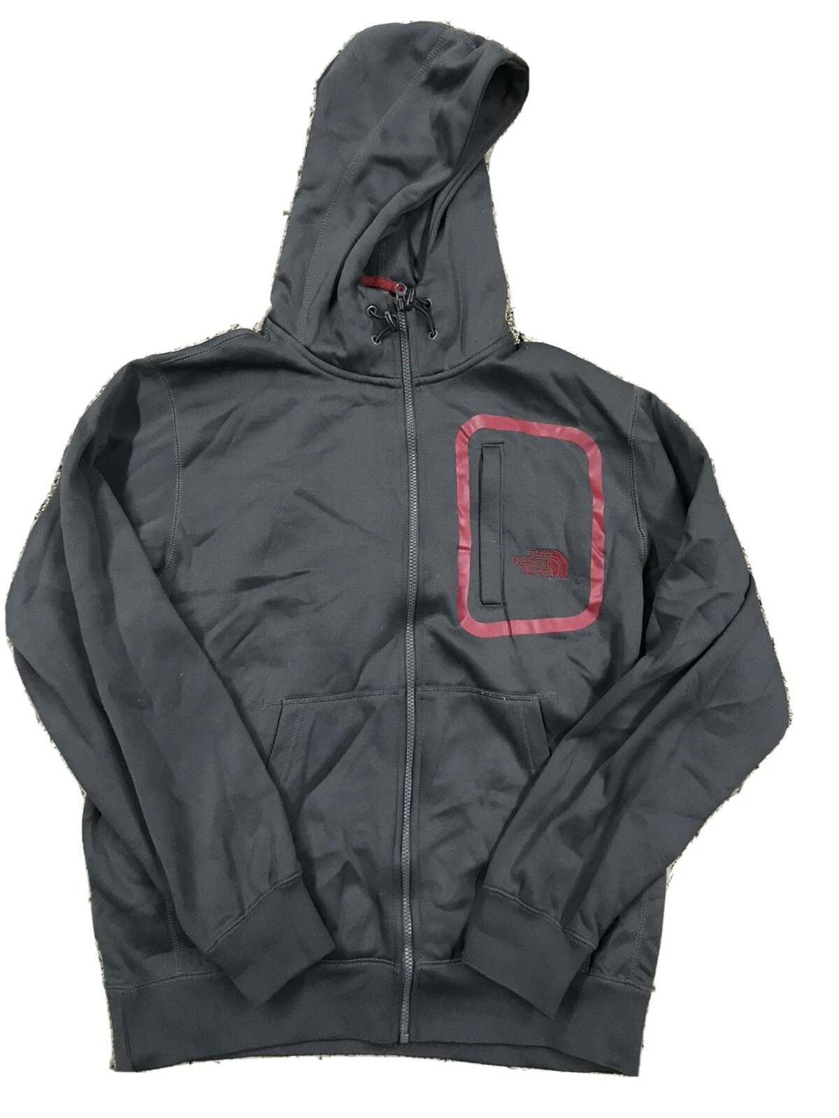 THE NORTH FACE Gray Light Jacket Hooded Zip Up (zipper) - Men’s Size L