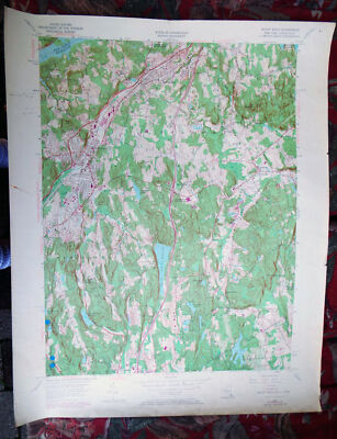 Vintage USGS Map: Mount Kisco Quadrangle,New Castle, Bedford, NY