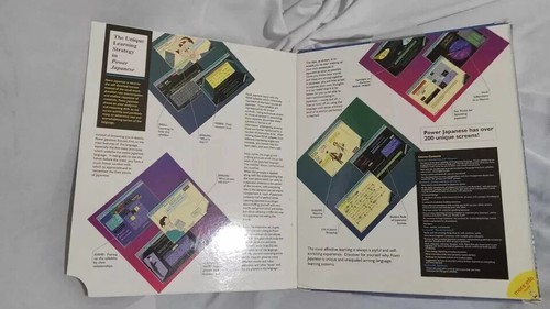 Power Japanese Computer PC Learning Software Complete W/ Manuals - Picture 3 of 7