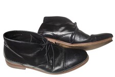 Stacy Adams Men's Ashby Cap-Toe Lace-Up Chukka Boots Size 15W Black Leather