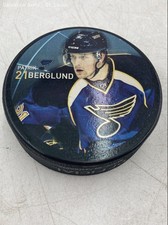 Sher-Wood Hockey Inc. Multicolor St. Louis Blues Patrik Berglund #21 Photo Puck