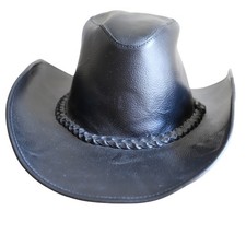 Leder Cowboy Hut in schwarz, super Zustand, G...