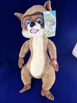 Gosh Dreamworks OVER THE HEDGE Waschbär RJ sprechendes weiches Plüsch-SPIELZEUG neu mit Etikett