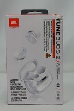 JBL Tune Buds 2 White True Wireless Bluetooth Earbuds w/ ANC Spatial Sound Mic
