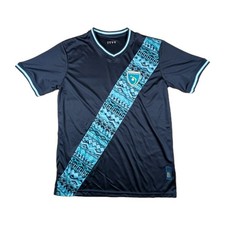 Men's Med Guatemala Away Soccer Jersey Navy Blue/Baby Blue