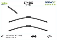 Valeo Wischblatt Scheibenwischer Silencio Flat Blade SET 574653 FüR Laguna C3 3