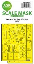 1/48 Artscale Westland Sea King HC.4 double-sided express fit mask for Airfix