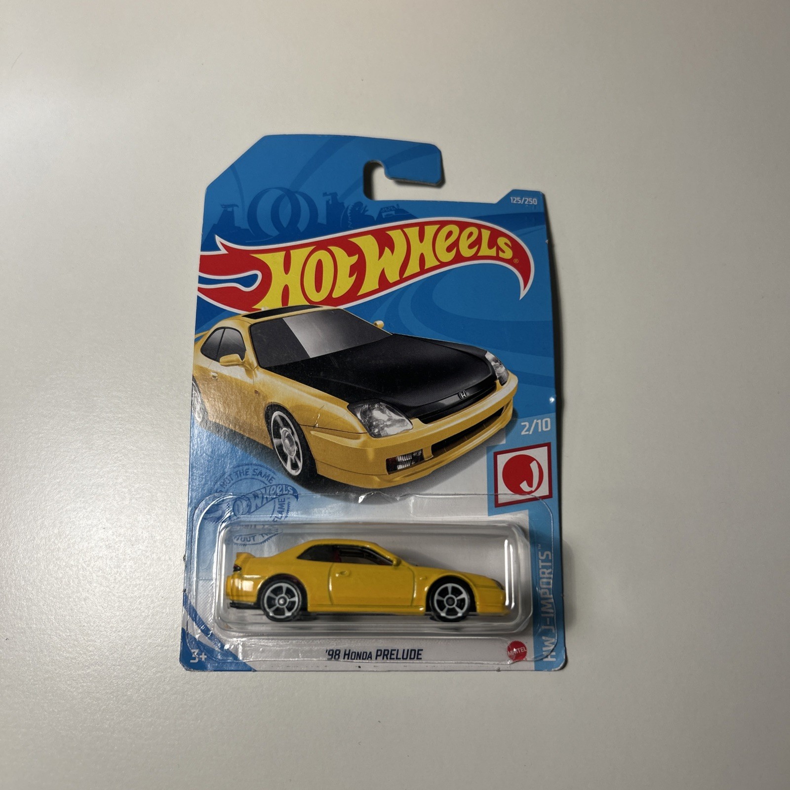 Hot Wheels 2021 J-Imports Series '98 HONDA PRELUDE Yellow New (8)