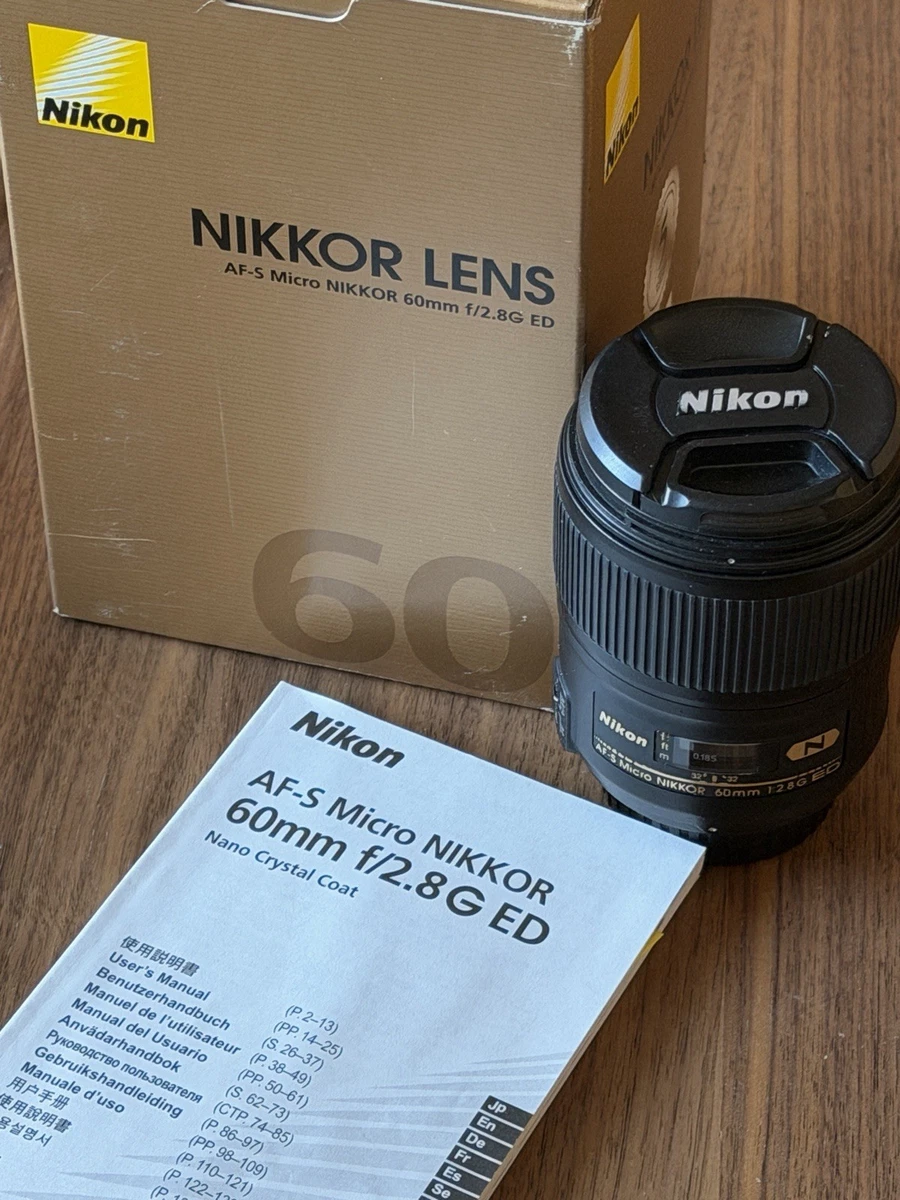 Nikon AF f/2.8 Camera Lenses 60mm Focal for sale | eBay