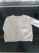 Weiße Strickjacke - Gf.62 - next - NEU