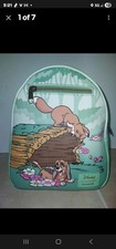 Mochila y billetera Loungefly Disney Fox And The Hound. Hot Topic exclusivo. Nuevo con etiquetas