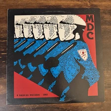 MDC - MILLIONS OF DEAD COPS 12” LP 1982 Radical Records Punk Reagan Youth Angry