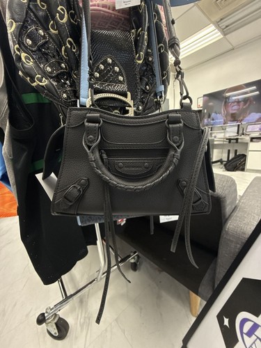 Balenciaga Neo Classic Nano Leather City Bag Black