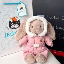 Jellycat Bashful Bunny Snow Suit Plush Toy Brand New With Tag Giving Gift UK
