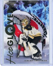 2025-26 UPPER DECK FLAIR HOCKEY HOT GLOVES Boston Bruins Jeremy Swayman