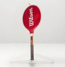 Wilson Chris Evert Autograph Vintage Wooden Tennis Racquet Red Face Head