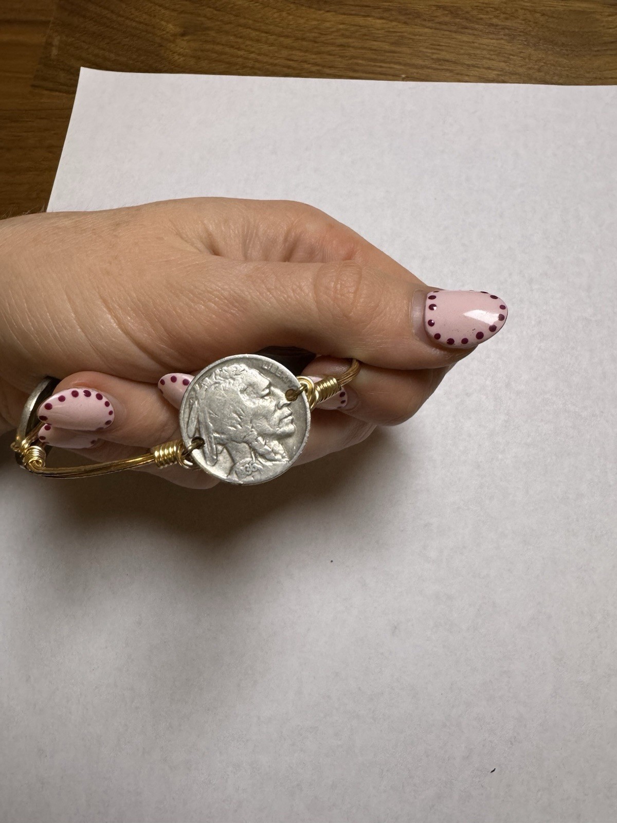 Stackable Gold Silver Coin Bourbon & Bowties Indi… - image 3