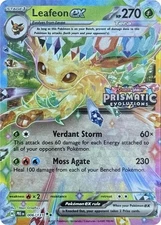 Pokemon Leafeon EX 006/131 Double Rare Stamped English Prismatic Evolutions