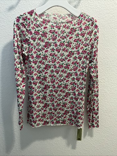 Intimissimi Life Is A Flower Bateau Top In Modal Cashmere Size M Nwt