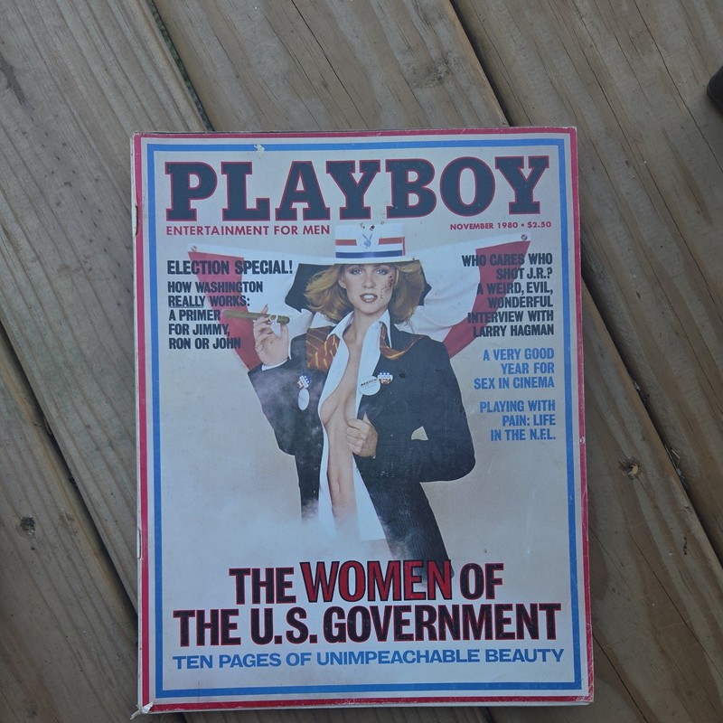 Playboy Magazine November 1980 Women of U S Government Election Special