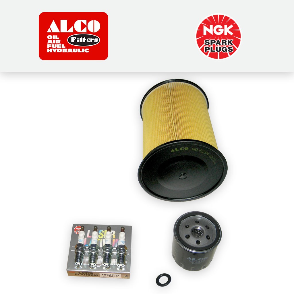 SERVICE KIT FORD FOCUS MK2 2.0 16V ALCO OIL AIR FILTERS NGK PLUGS (2007-2010)