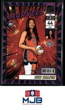 2025 Donruss WNBA Kiki Iriafen Net Marvels Press Proof Purple #16 Mystics Rookie